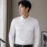 Elegant Workwear Straight Shirt