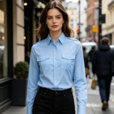 Elegant Workwear Straight Shirt
