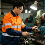 Breathable Reflective Workwear Shirt, Two-Tone Safety Work Shirt