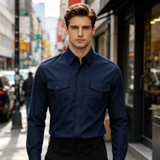 Elegant Workwear Straight Shirt