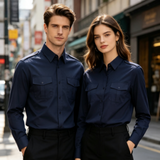 Elegant Workwear Straight Shirt