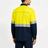Breathable Reflective Safety Work Shirt with Vents