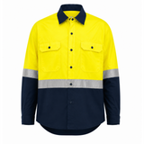 Breathable Reflective Safety Work Shirt with Vents