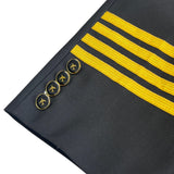 Pilot Uniform Private Jet Captain Outfit, Men's Captain Uniform, Pilot & Flight Attendant Full Suit, Airline Uniform, Aviation Casual Uniform