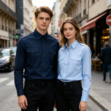 Elegant Workwear Straight Shirt