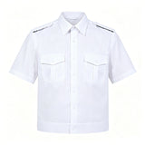 Short Sleeve White Pilot Shirt – Sleek Flight Uniform Tee for Modern Pilots