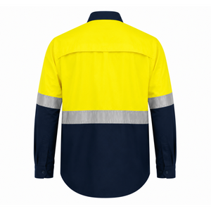 Breathable Reflective Safety Work Shirt with Vents