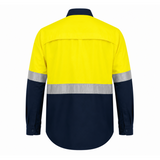 Breathable Reflective Safety Work Shirt with Vents